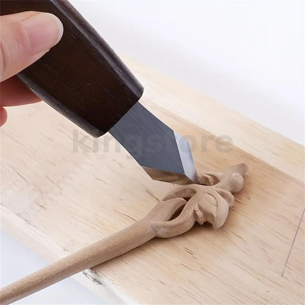งานไม้ Striking 0มีด Double Bevel Marking 0มีดสําหรับแกะสลักที่แม่นยําและทําเครื่องหมายใช้งานง่ายไม่จําเป็นต้องประกอบเหมาะสําหรับงานฝีมือและโครงการ DIY ราคา ถูกที่สุด ดีลบีเคเค แกลเลอรีภาพที่ 6