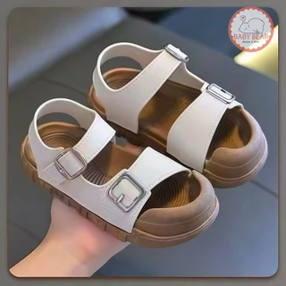 รองเท้าแตะกีฬา รองเท้าเด็ก รองเท้าแฟชั่นเด็ก มีกันลื่น สไตล์มินิมอล สำหรับอายุ 1-4 ปี