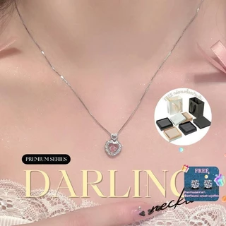 สร้อยคอเงินแท้ Danna รุ่น dn023 สไตล์หรูหรา พร้อมกล่องของขวัญ + การ์ดอวยพร เครื่องประดับแฟชั่นผู้หญิงLs necklacejewelryสร้อยหัวใจสร้อยแฟชั่นgift box ของขวัญ