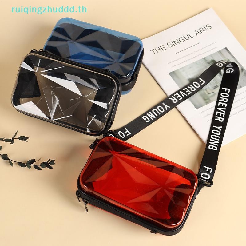 [MZ] Fashion Transparent Crossbody Bags Womens Bag Trend Totes Handbag Shoulder Bag Suitcase Purse Clutch Bag [TH]