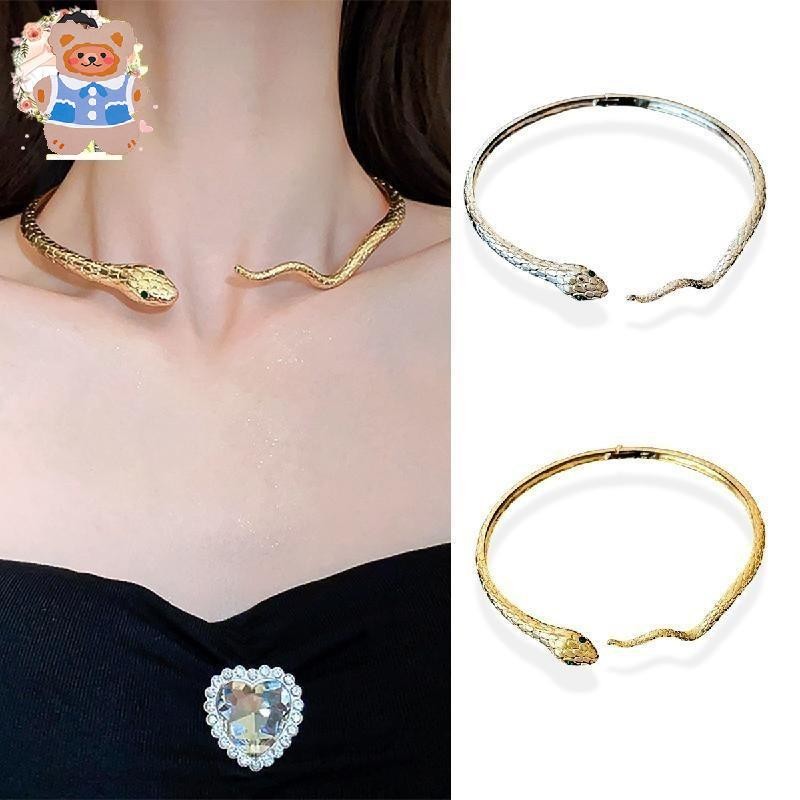 [CRS]สร้อยคองู Rhinestone ไหลสําหรับผู้หญิงหรูหรา,ปลอกคอสร้อยคอChokersสไตล์ใหม่เครื่องประดับที่ไม่ซ้