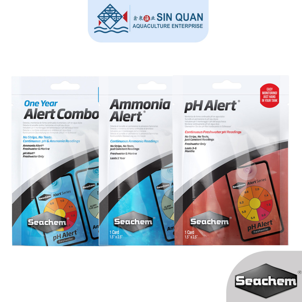 Seachem pH Alert/Seachem Ammonia Alert/Seachem Alert Combo