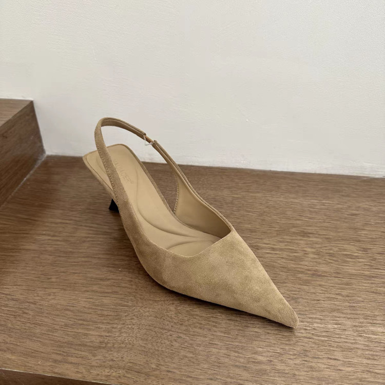 รองเท้าส้นสูงผู้หญิงไซส์ใหญ่ส้นแหลมพิมพ์ลายเสือดาว size35-42 ราคา ถูกที่สุด ดีลบีเคเค แกลเลอรีภาพที่ 4