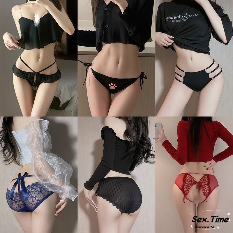 💚Sex time💜กางเกงในลูกไม้ ใส่สบาย ผ้าบาง เซ็กซี่ น่ารัก มีให้เลือกหลายสี ส่งไวจากไทย