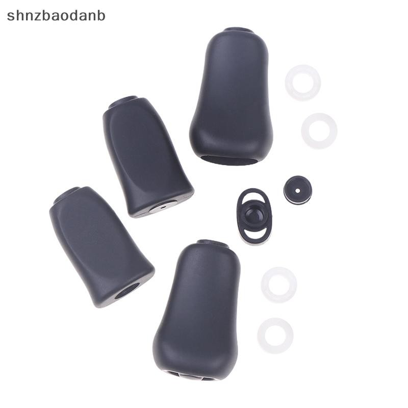 [SHNZFF] 2 ชิ้นรอกตกปลาจับลูกบิดวัสดุยางลูกบิด PC อุปกรณ์ตกปลาอุปกรณ์เสริม DIY YBUI