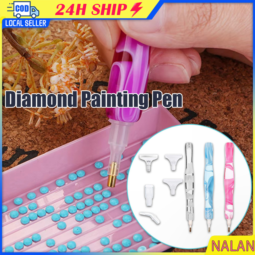 ร้านอยู่กทม.ปากกาติดเพชร ขนาด15.5ซม.Diamond Painting Pen Toolkit ปากกาปักครอสติช