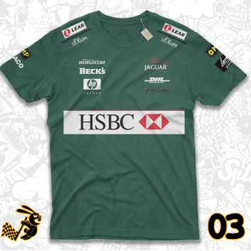 เสื้อยืดคอกลม Jaguar Racing 2001 Racing