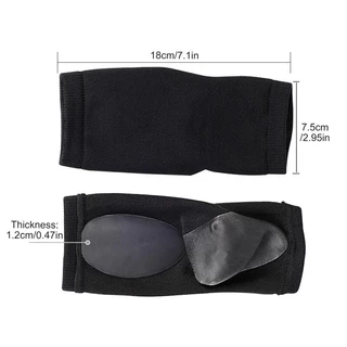 Sriei 1 คู่ Arch Support Sleeve Cushioned Soft Elastic Gel Pad ผ้า Arch ถุงเท้าสําหรับแบนปวดเท้า Plantar Fasciitis ส้น Spurs