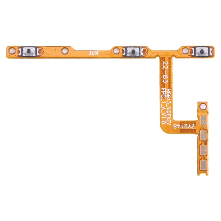 ยินดีที่สุด OEM Power Button & Volume Button Flex Cable For Infinix Hot 11 X662/Infinix Note 11 Pro 