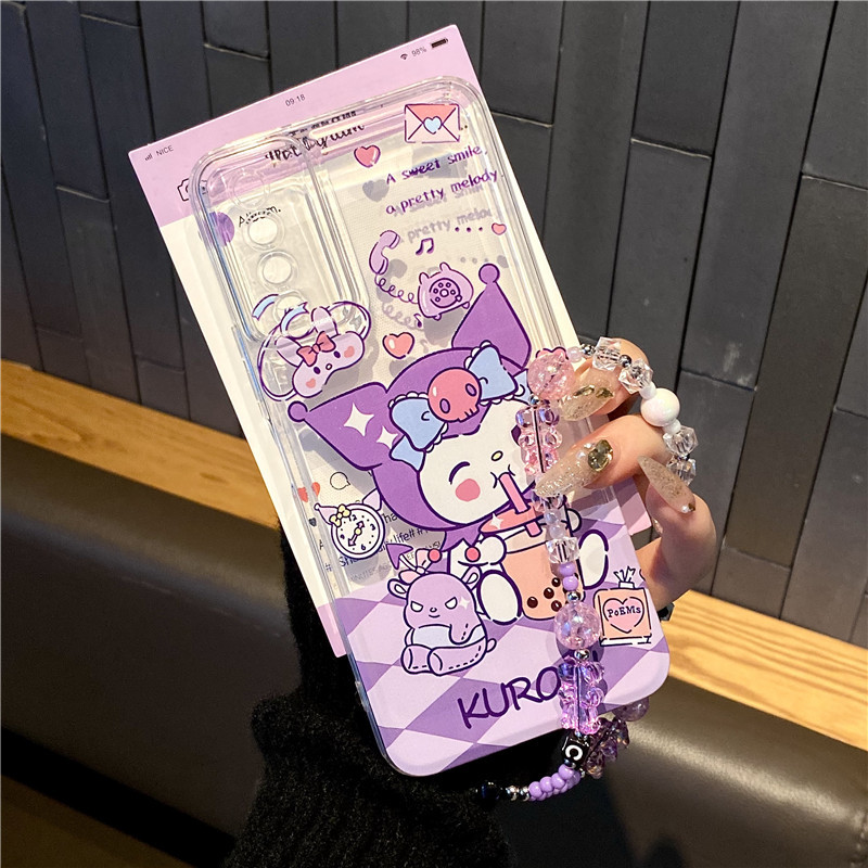 การ์ตูน Kuromi เคสโทรศัพท์ยอดนิยม Hangersfor VIVO 1723 1901 1906 1904 1940 1915 V2028 V2029 V2033 V2
