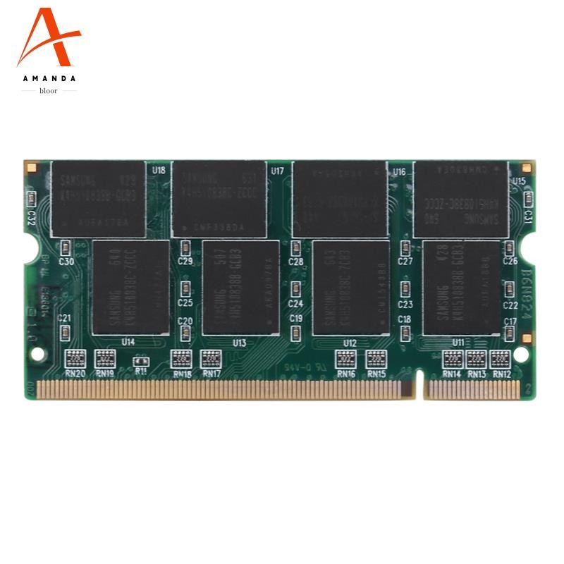 1GB DDR1 หน่วยความจําแล็ปท็อป Ram SO-DIMM 200PIN DDR333 PC 2700 333MHz สําหรับโน้ตบุ๊ค Sodimm Memori
