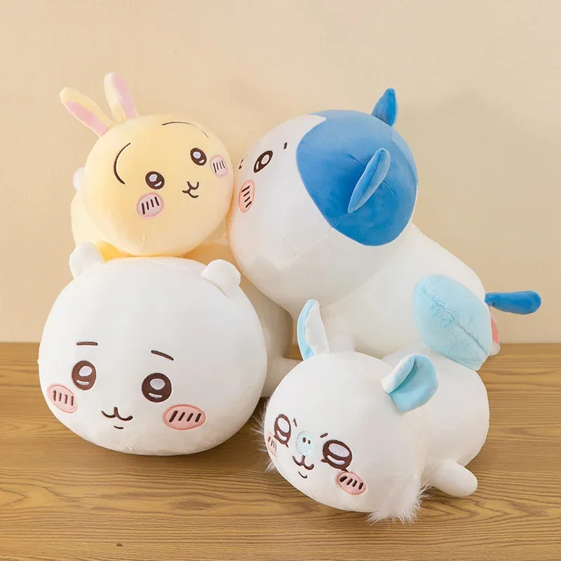 หมอนตุ๊กตา Miniso Chiikawa ตุ๊กตาสาวน่ารัก Hachiware Usagi ของเล่นตกแต่งห้อง ของเล่นน่ารัก
