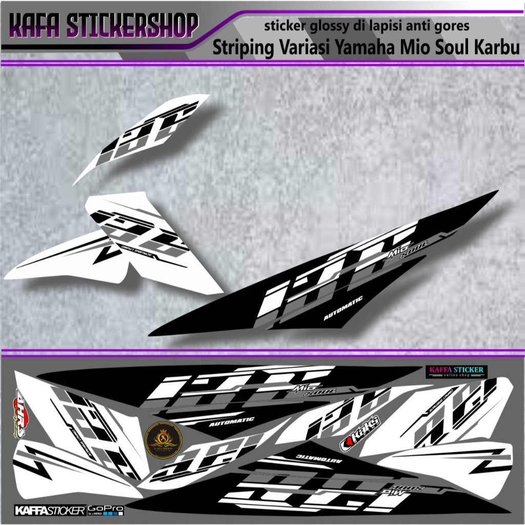 Mio Soul Mio Old Soul Variation Striping Mio Soul Sticker Variation Simple Motif