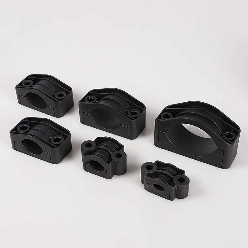 High Voltage Cable Black Thickened Cable Clamp Plastic Fixed Wire Clamp Cable Interlocking Clamp Wir