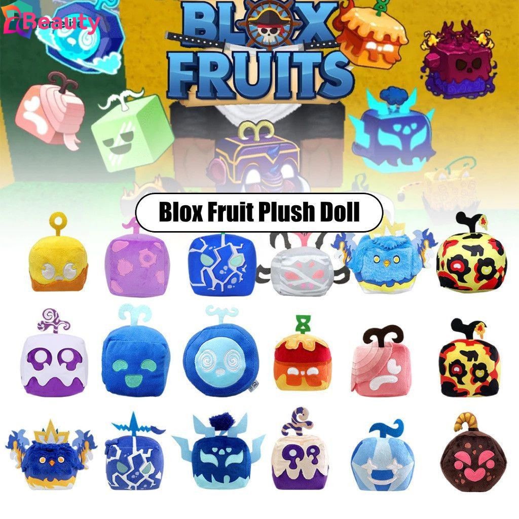 Blox Fruits-ใหม่! Robox กล่องของเล่นตุ๊กตาผลไม้สุดน่ารักสำหรับเด็ก อุปกรณ์เล่นเกมในบ้าน GOODDAY