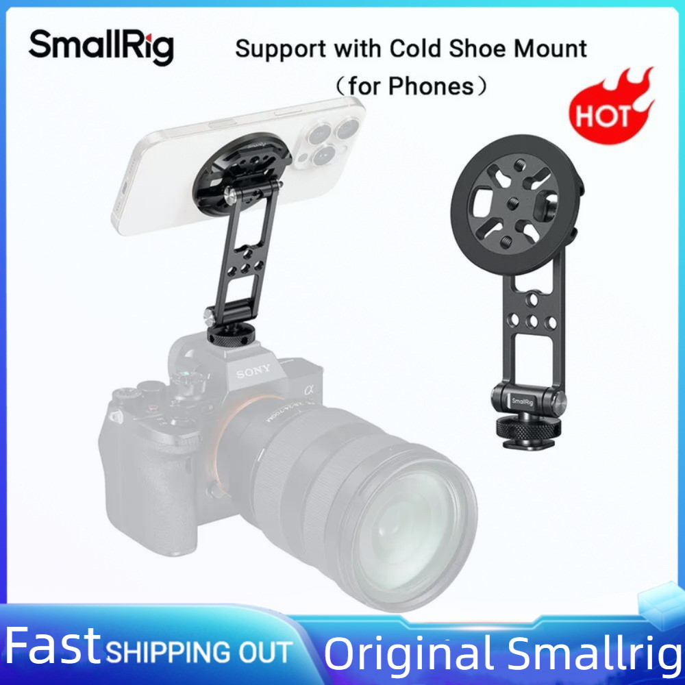 SmallRig รองรับรองเท้าเย็นสําหรับ iPhone พร้อม MagSafe-enabled สําหรับ Selfies กล้องการตรวจสอบการถ่ายภาพมือถือ -5156