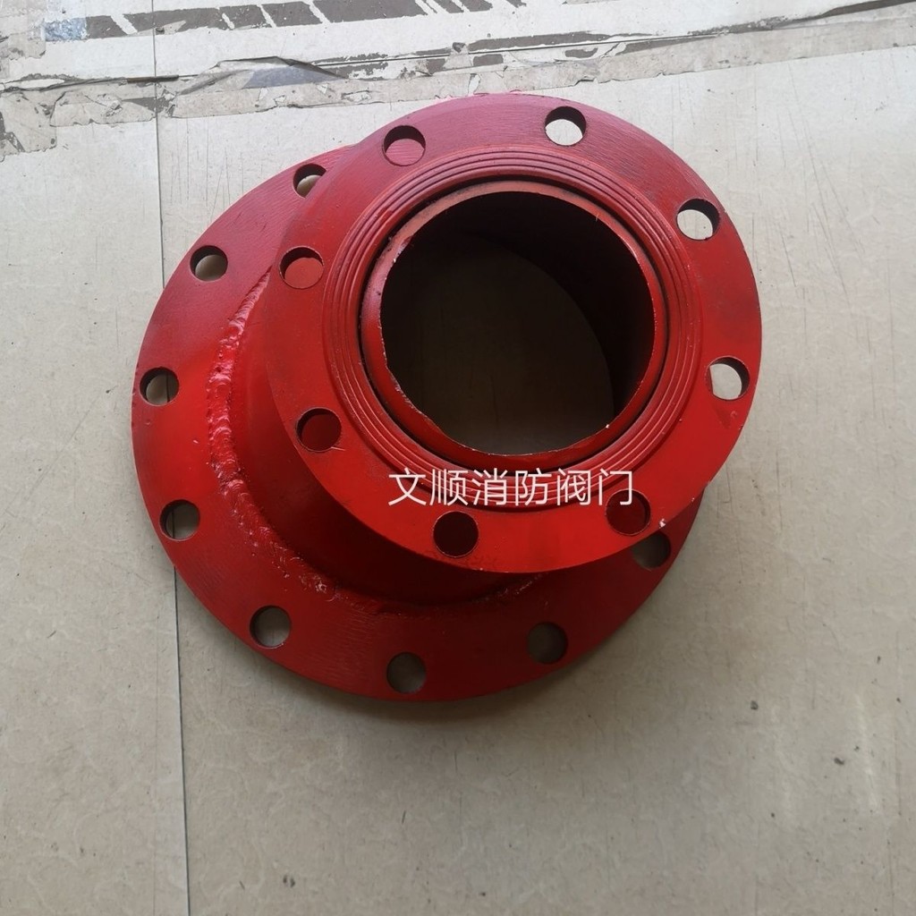 Eccentric Flange Fitting Reducer DN100*80 Fire Pump Reducing Pipe Carbon Steel Special Short Pipe Fi