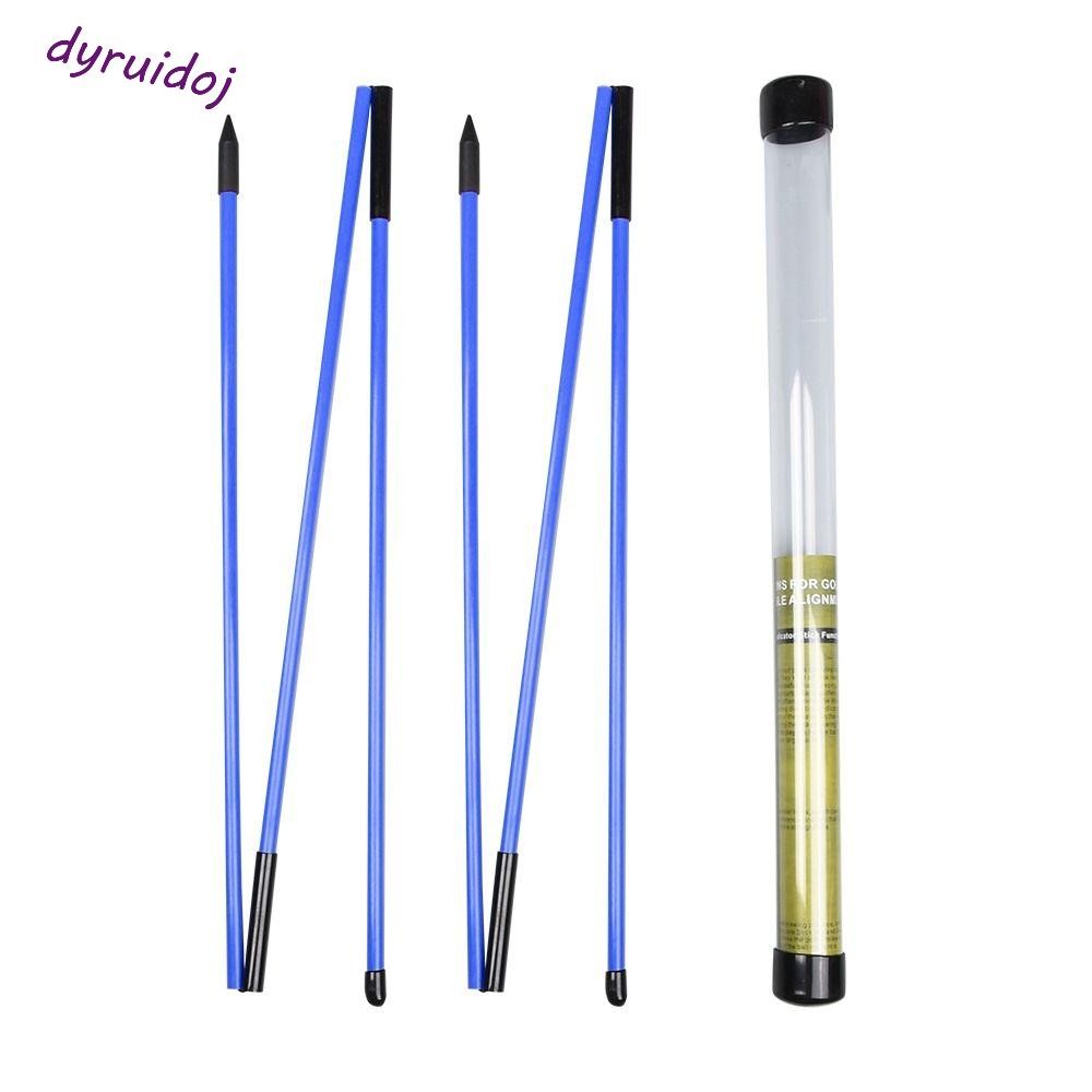 Dyruidoj1 Golf Alignment Stick,พับท่าทาง Corrector Golf Practice Rods,เริ่มต้น Player พับออกแบบ 6 สีน้ําหนักเบา Golf Swing การฝึกอบรมเครื่องมือการฝึกอบรม Aid
