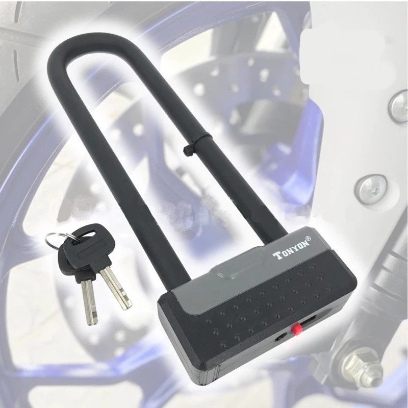 TONYON ส้อมล็อค Heavy Duty Security ล็อคโซ่รถจักรยานยนต์ Motosikal มอเตอร์ Kunci Rantai ULock U ล็อค