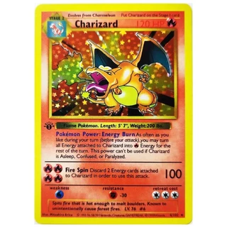 Pokemon Collection การ์ด 1996 1st Edition แฟลชการ์ด Charizard Blastoise เกม DIY PTCG เกมอะนิเมะ Self Made การ์ดของเล่น