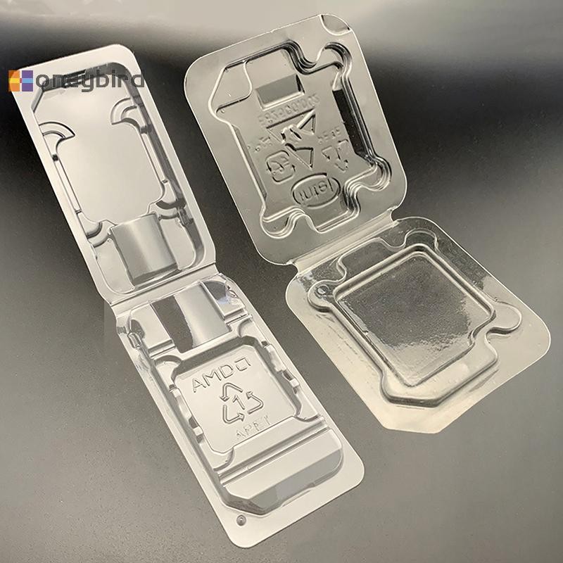 Honeybird 10pcs CPU Clamshell ถาดกล่องผู้ถือสําหรับ AM2 AM3 FM1 FM2