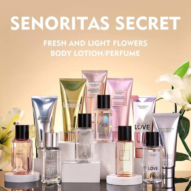SENORITAS SECRET SET [Perfume+Perfume Lotion] ชุดเซ็ท สเปรย์น้ำหอม 75ML + โลชั่นน้ำหอม 100ML