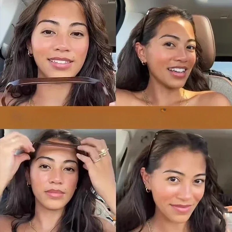 ที่คาดผม ทรงสี่เหลี่ยม สีสันสดใส เรียบง่าย และหลากหลาย สีพื้น สําหรับเด็กผู้หญิง - รูปที่ 2