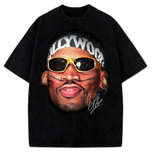 Dennis Rodman Nwo Hollywood Wcw Rodzilla Wrestling 90S เสื้อยืดดีไซน์วินเทจ
