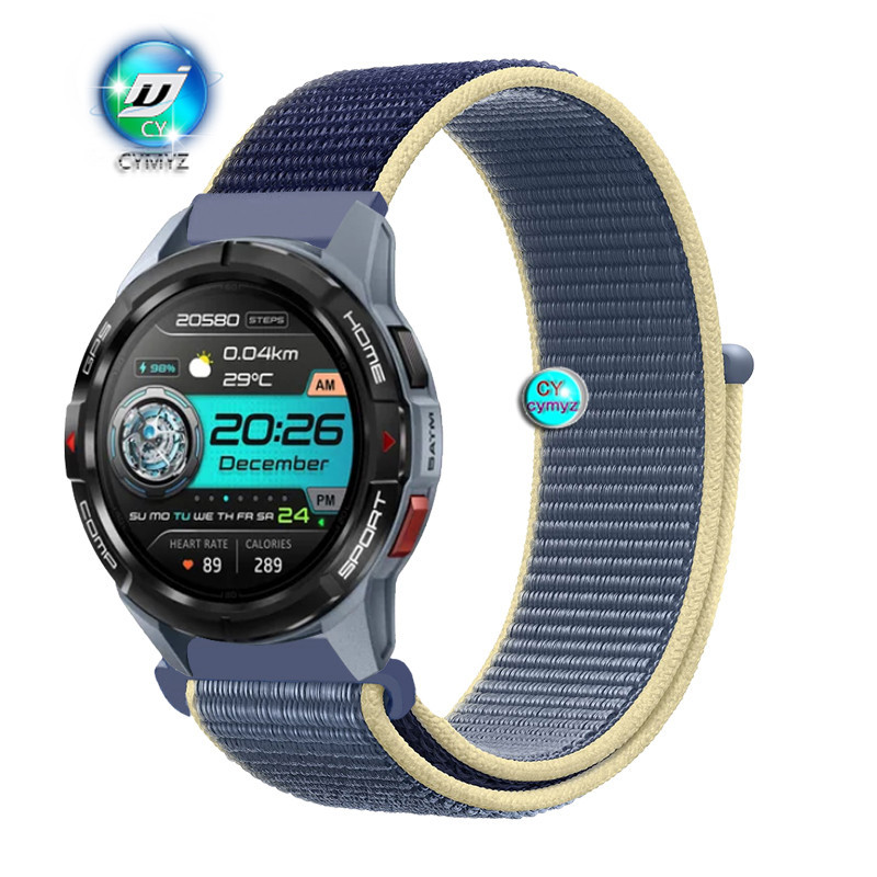 Mibro GS Active สายนาฬิกาข้อมือไนล่อน สําหรับ Mibro GS Active Smart Watch strap Sports wristband