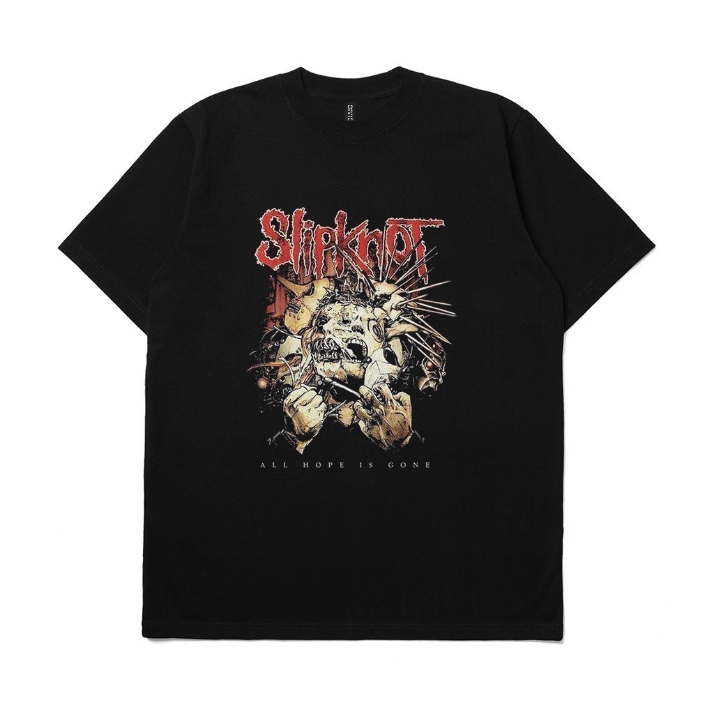 เสื้อยืด Band Slipknot All Hope is Gone Kaos วัสดุหนา Cotton Combed 24s