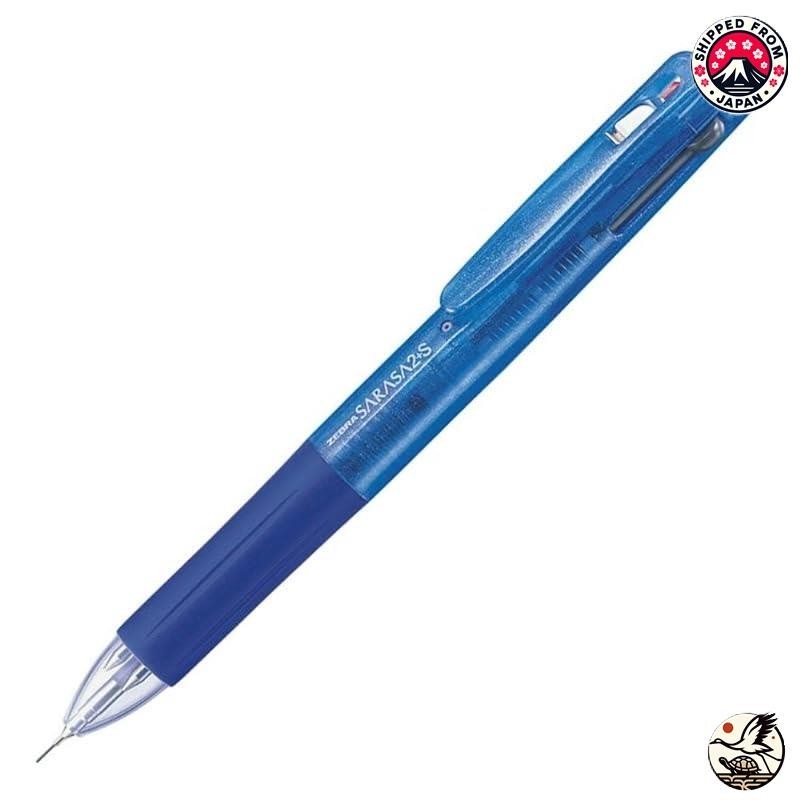 [888 From Japan] Zebra Multifunctional Pen 2 Colors + Sharp Sarasa 2+S Blue Sj2-Bl.
