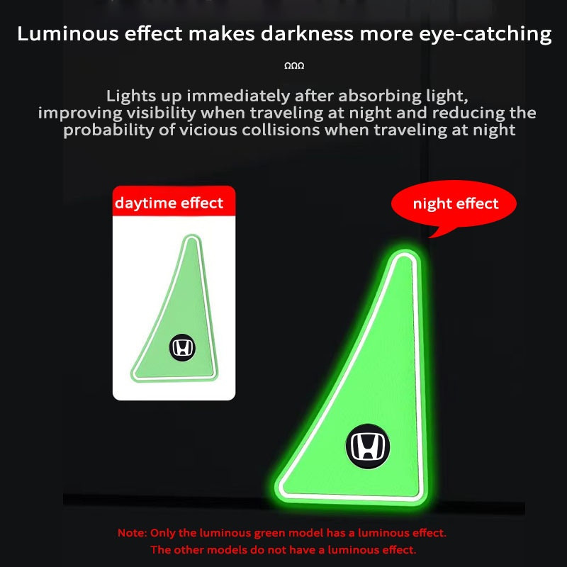 2 ชิ้น Honda ซิลิโคนกันกระแทกมุมประตูรถ ป้องกันรอยขีดข่วน กันน้ํา กันฝุ่น สําหรับ สติกเกอร์ติดมุมประตูรถยนต์ สำหรับ Honda City Civic HRV Accord CRV eNS1 Fit XRV - รูปที่ 3
