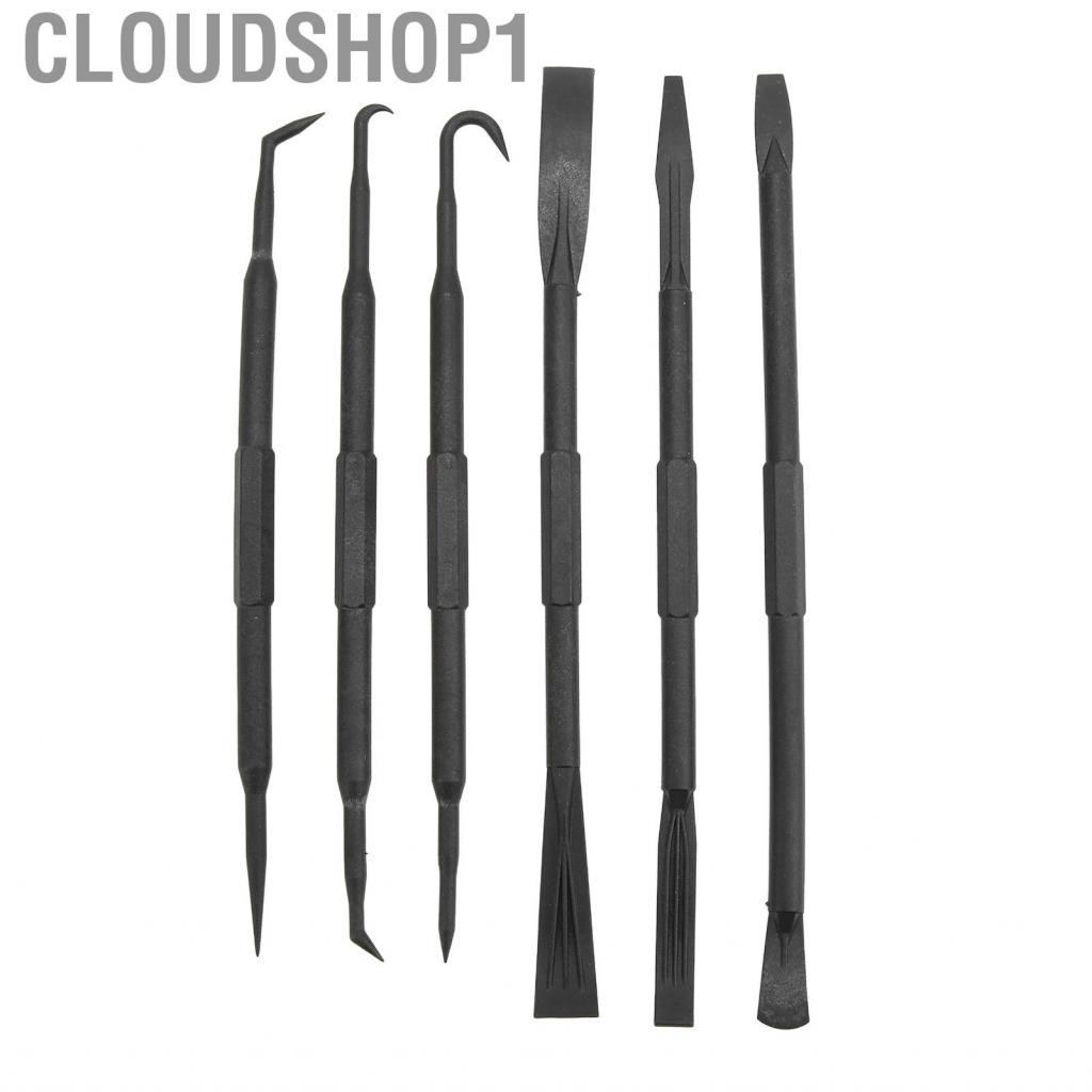 Cloudshop1 6 ชิ้น/เซ็ต Disassembly Prying Bar Hook ชุด Double Ended พลาสติก Pry เครื่องมือสำหรับถอด O แหวนซีลอุปกรณ์เสริม