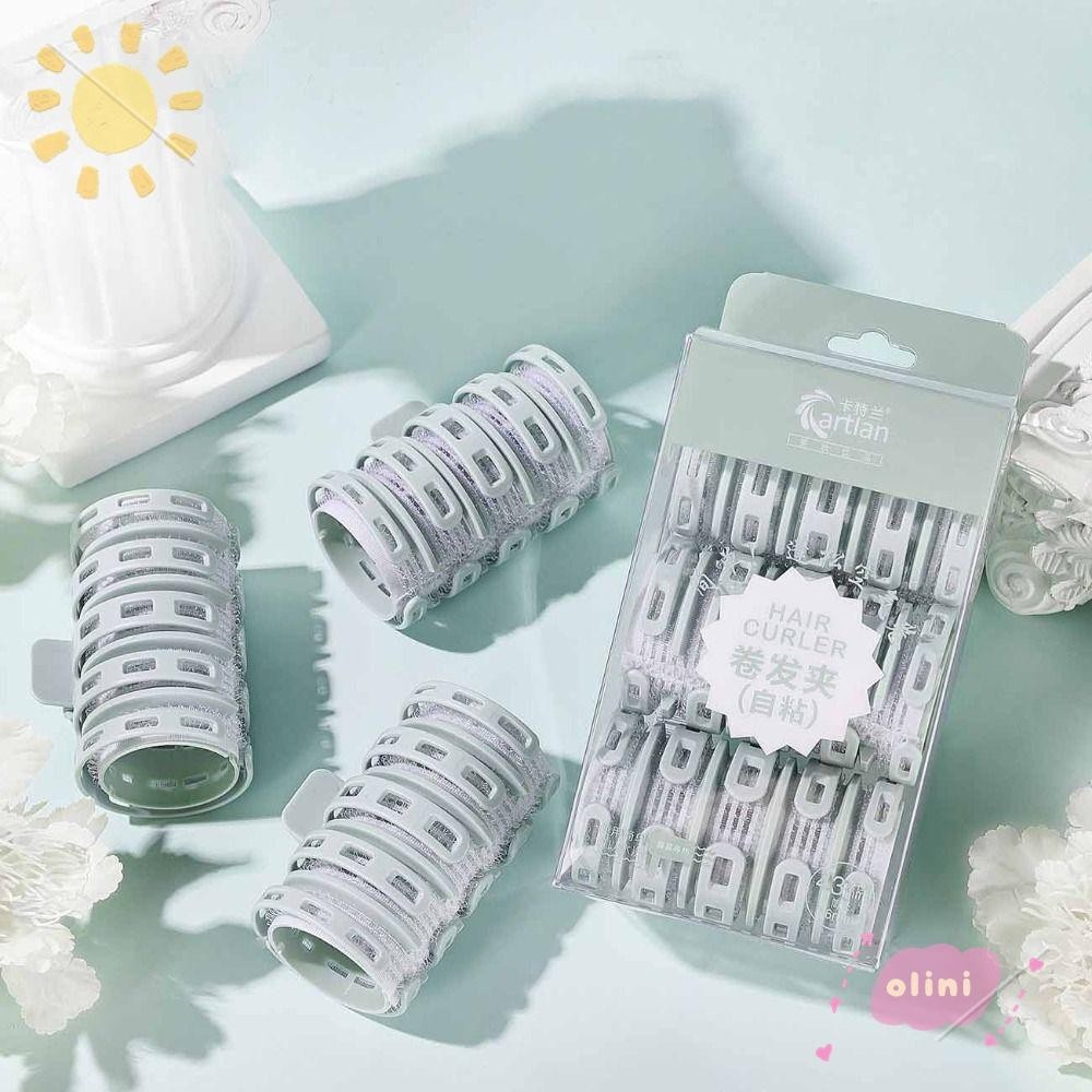 Olini เตารีดดัดผมแบบไม่ใช้ความร้อน Sticky Plastic Self-Adhesive DIY เครื่องมือจัดแต่งทรงผม
