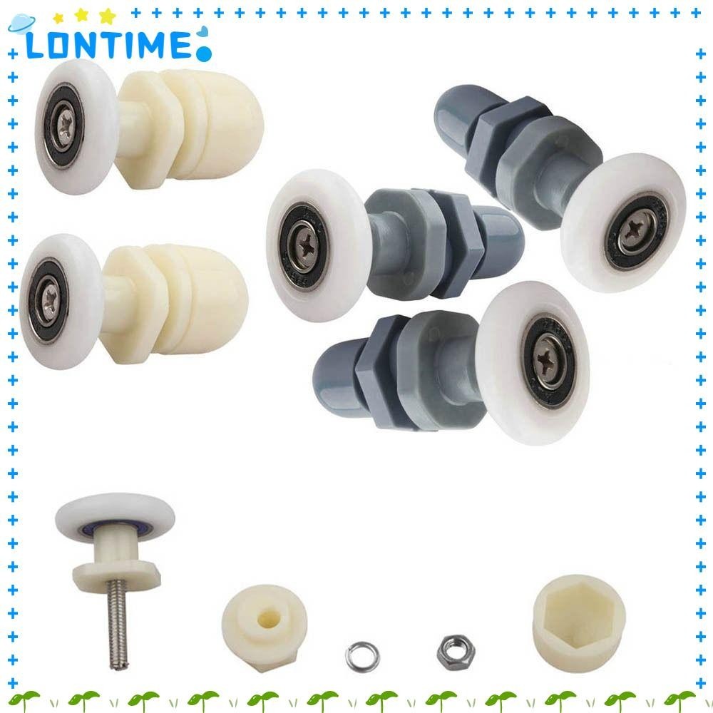 Lontime อะไหล่ล้อเลื่อนประตูบานเลื่อน PVC ทองเหลือง แบบเปลี่ยน สําหรับเฟอร์นิเจอร์ ห้องอาบน้ํา