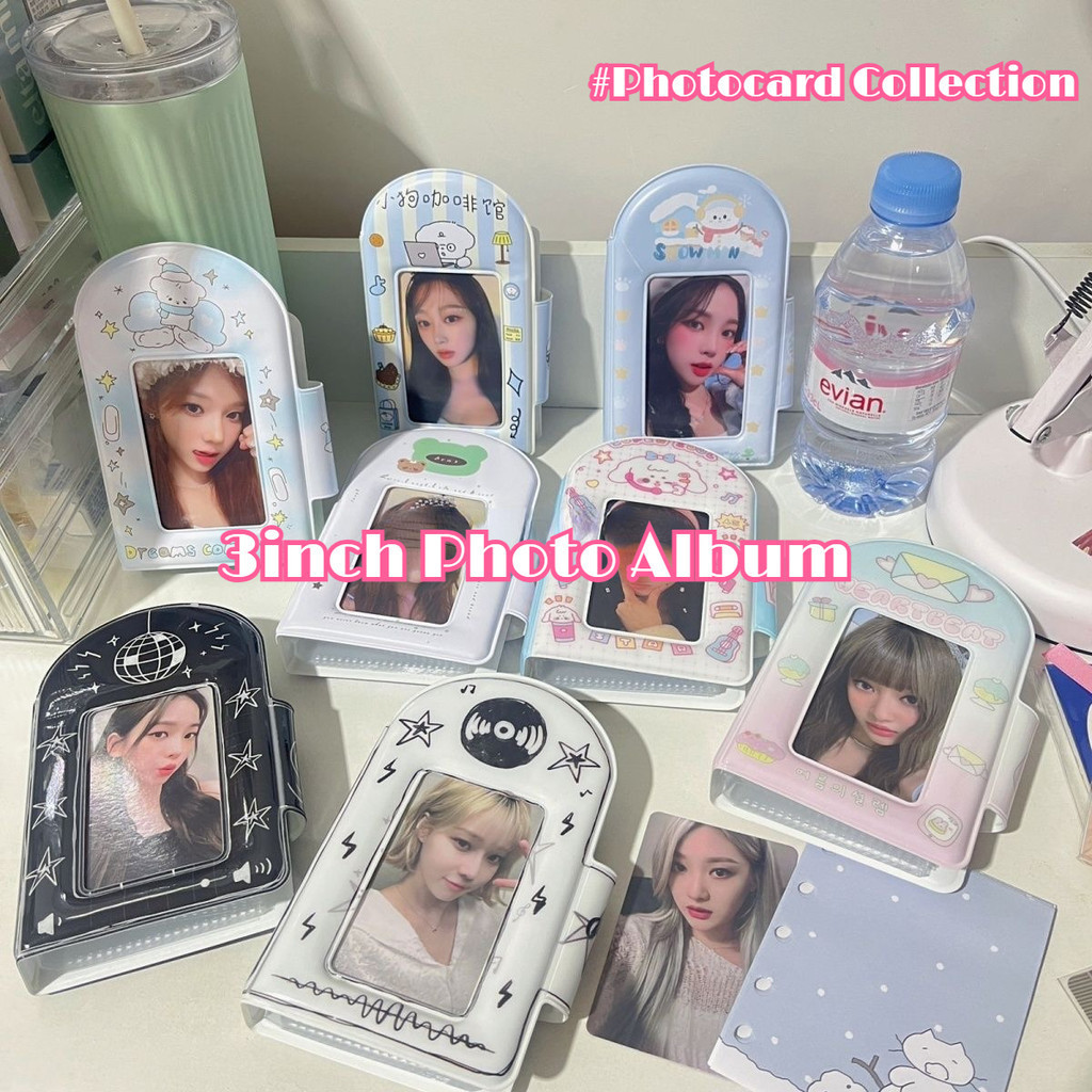 อัลบั้มรูปภาพ 3 นิ้ว 32 ช่อง PP โฟโต้การ์ด แขน Ins เกาหลี ไอดอล โฟโต้การ์ด เก็บการ์ดโลโม่ การ์ด เก็บหนังสือ