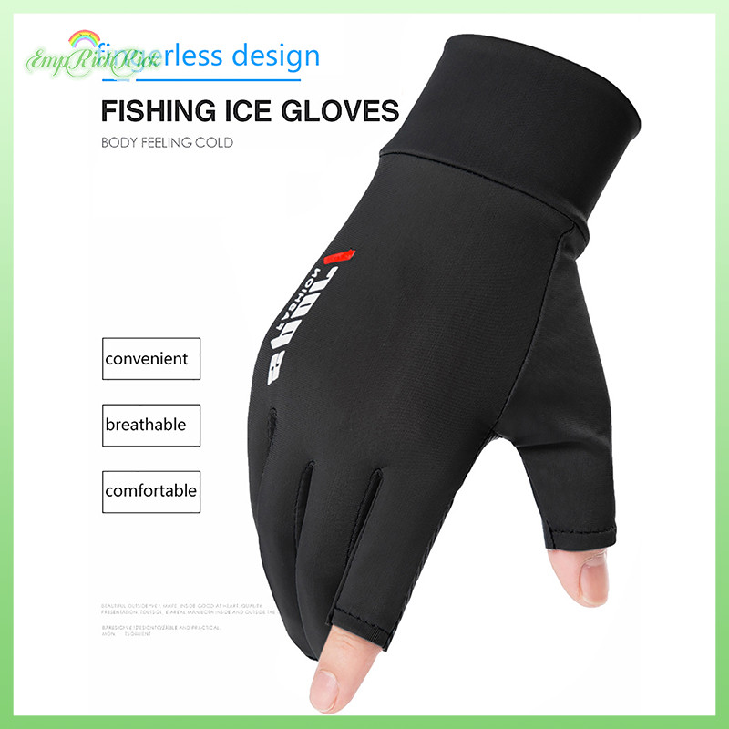 ขายดี ถุงมือสองนิ้ว แบบบาง ระบายอากาศ ป้องกันการสึกหรอ เหมาะกับฤดูร้อน สําหรับผู้ชาย และผู้หญิง ใส่เล่นกีฬาตกปลา