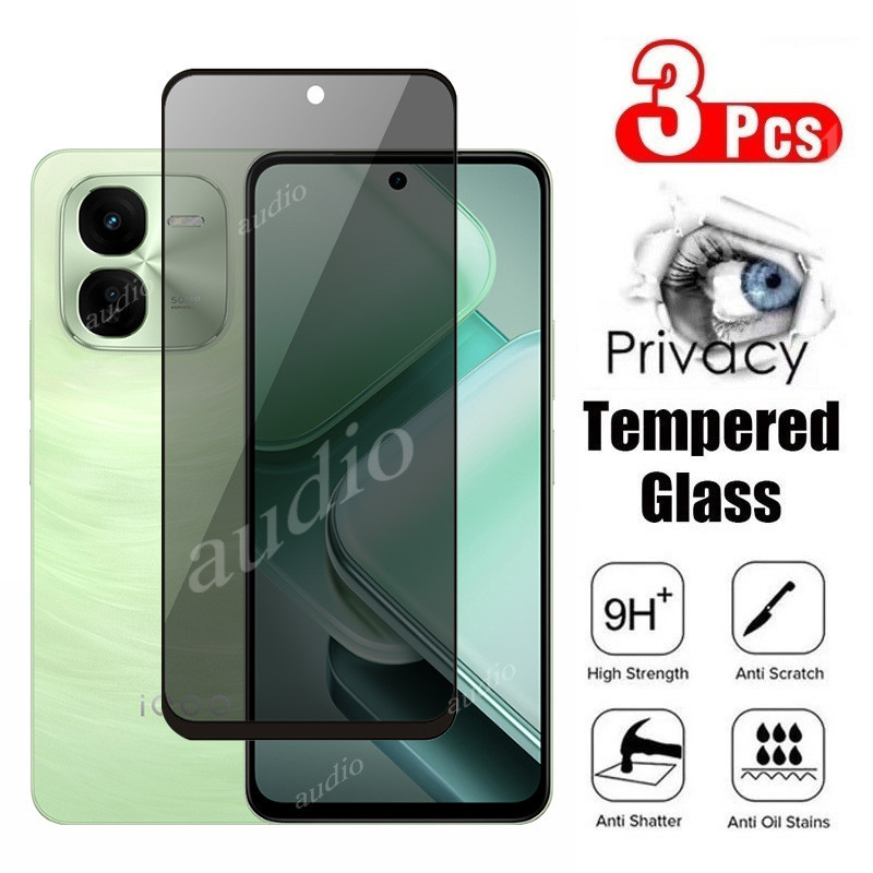 ฟิล์มกระจกนิรภัยกันรอยหน้าจอ ป้องกันการแอบมอง สําหรับ IQOO z9X z9 5G 2024 IQOO z9X z9 Z 9x 9 X iQOOZ