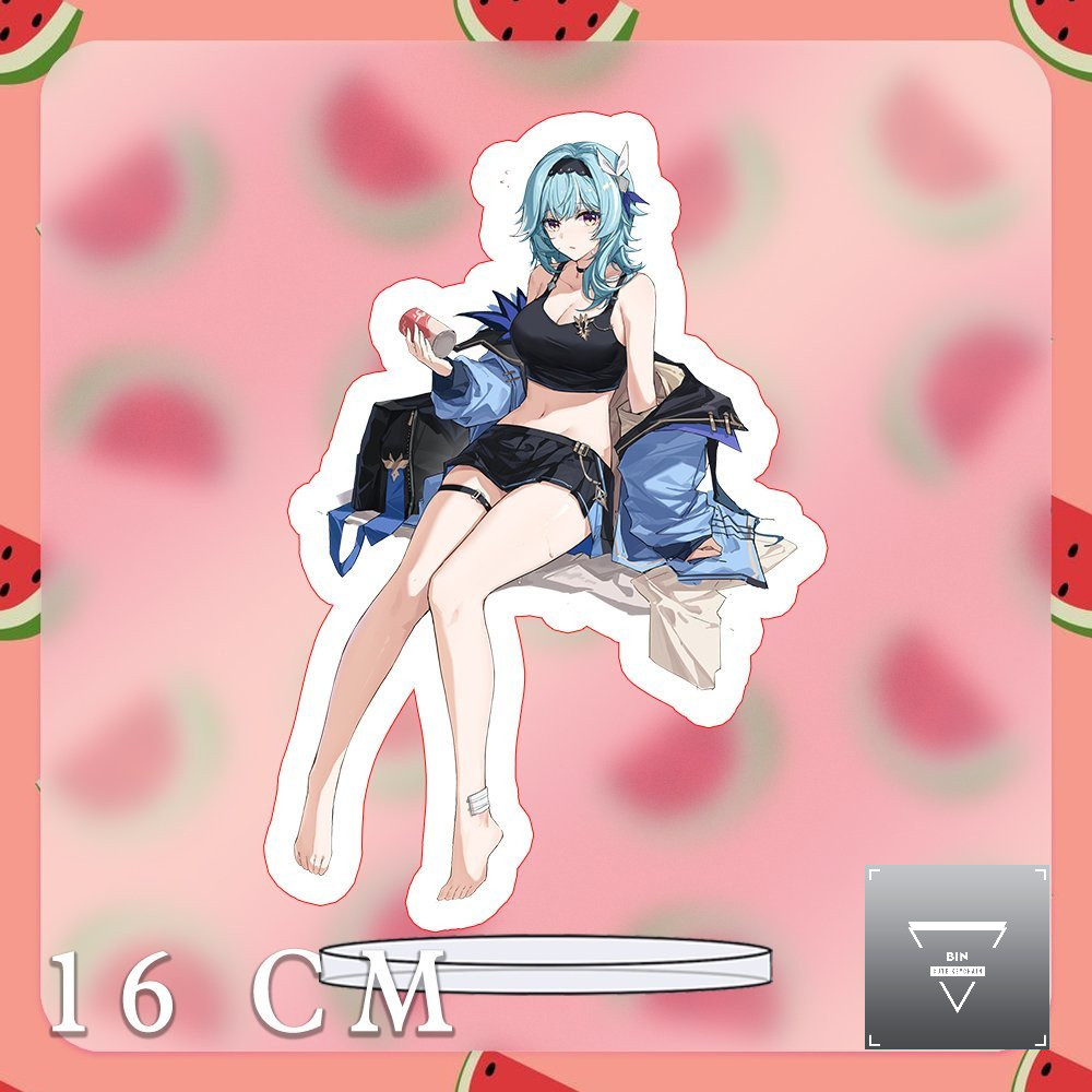 Standee EULA - GENSHIN IMPACT mica รูปปั้นโมเดล chibi อะนิเมะเกม