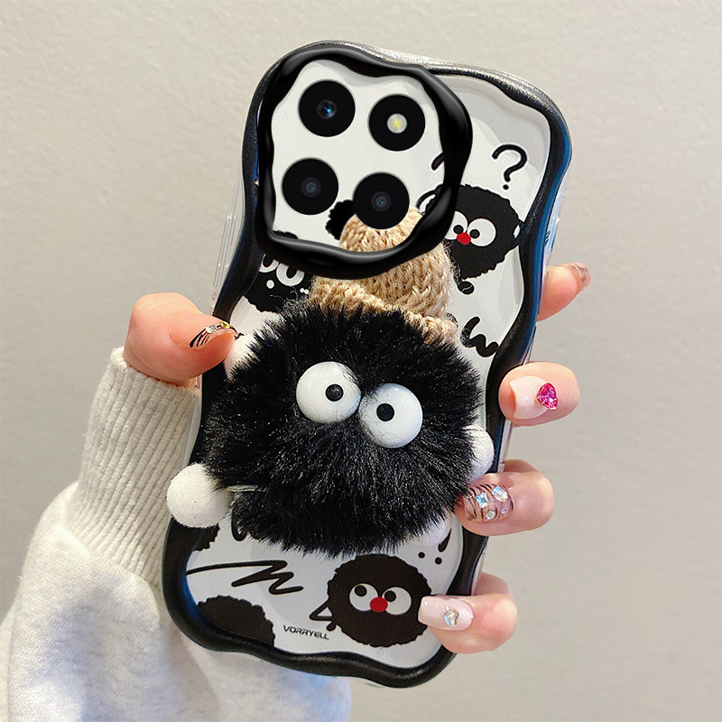 ซิลิโคนนุ ่ มปกการ ์ ตูนเคลือบตุ ๊ กตาตุ ๊ กตาสายคล ้ องมือเคสโทรศัพท ์ Anti-Drop ฝาครอบเหมาะสําหรับ