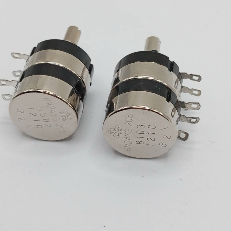 สุดคุ้ม RV24YG 20S 103B 502B วอลุ่ม vr 10k 5k 2ชั้น สินค้าพร้อมส่ง จากไทย RV24Y G 20S 103B 502B งานค