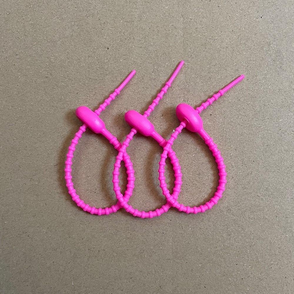 ชิวจู 3ชิ้นสดหัวเข็มขัดผูกสาย,ลูกอมสีวัสดุซิลิโคนผูก,คลาสสิกนํามาใช้ใหม่ตาดขั้วรูปร่างที่สําคัญเชือกเส้นเล็กลวดมัด - รูปที่ 5