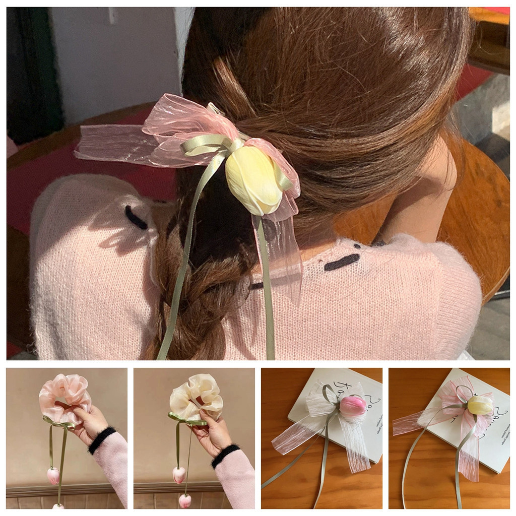 กิ ๊ บติดผมดอกไม ้ Bowknot ยอดนิยมสําหรับผู ้ หญิง