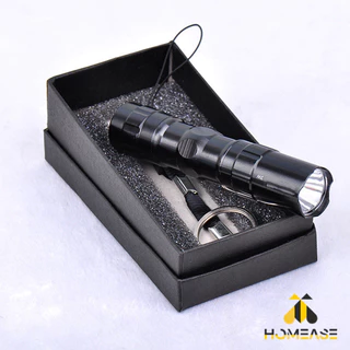 HA ไฟฉาย LED พร้อมสายคล้อง สำหรับพกพา ใช้ถ่าน AA 1 ก้อน ไม่แถมถ่าน portable flashlight