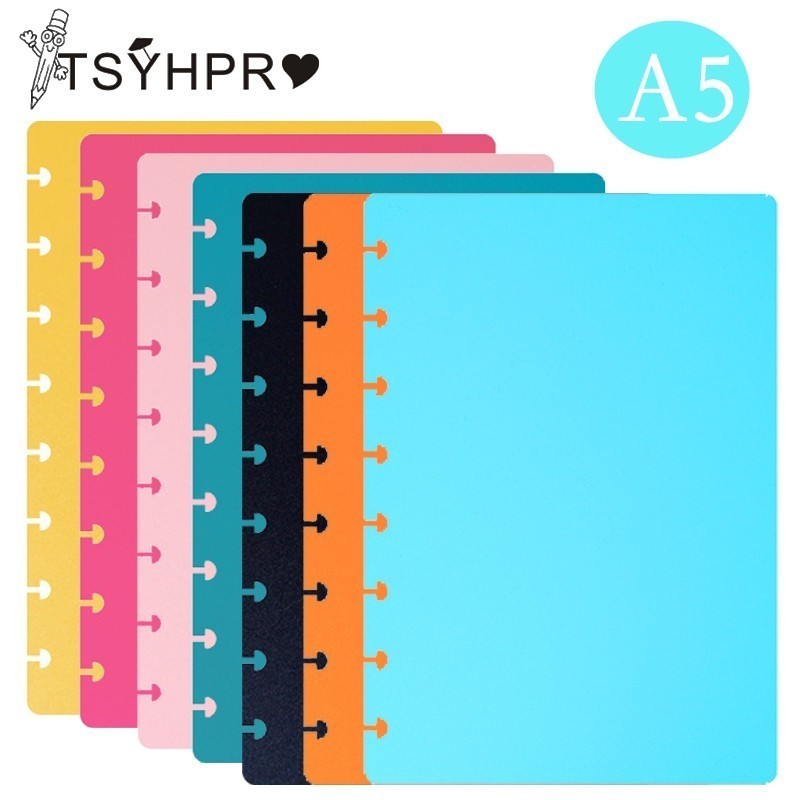 A5 Diy Notebooks Planner Cover/Index Set 2 ชิ้น (หน้า+หลัง) อุปกรณ์โน้ตบุ๊ค Diy สี Candy