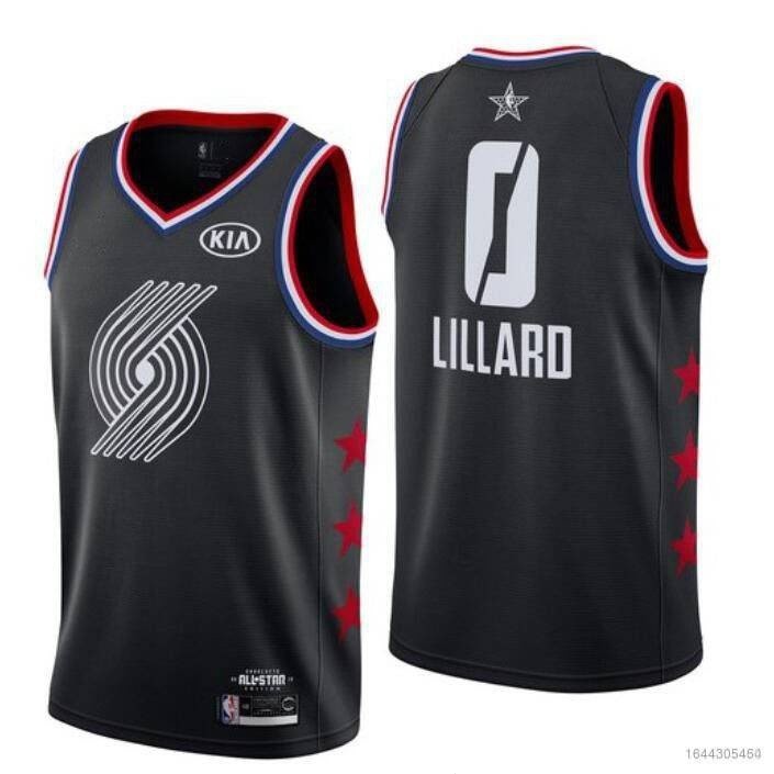 2019 All-Star เกม NBA Jersey Portland Trail Blazers Lillard Classic Jersey Sports Vest Commemorative Edition