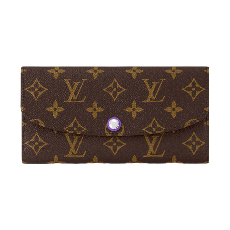 LV/Louis Vuitton Women's Wallet É milie Monogram Canvas Long M82921