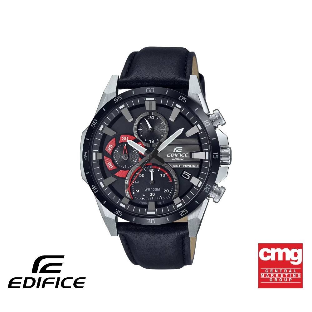 CASIO นาฬิกาข้อมือผู้ชาย EDIFICE รุ่น EQS-940BL-1AVUDF วัสดุสเตนเลสสตีล สีดำ