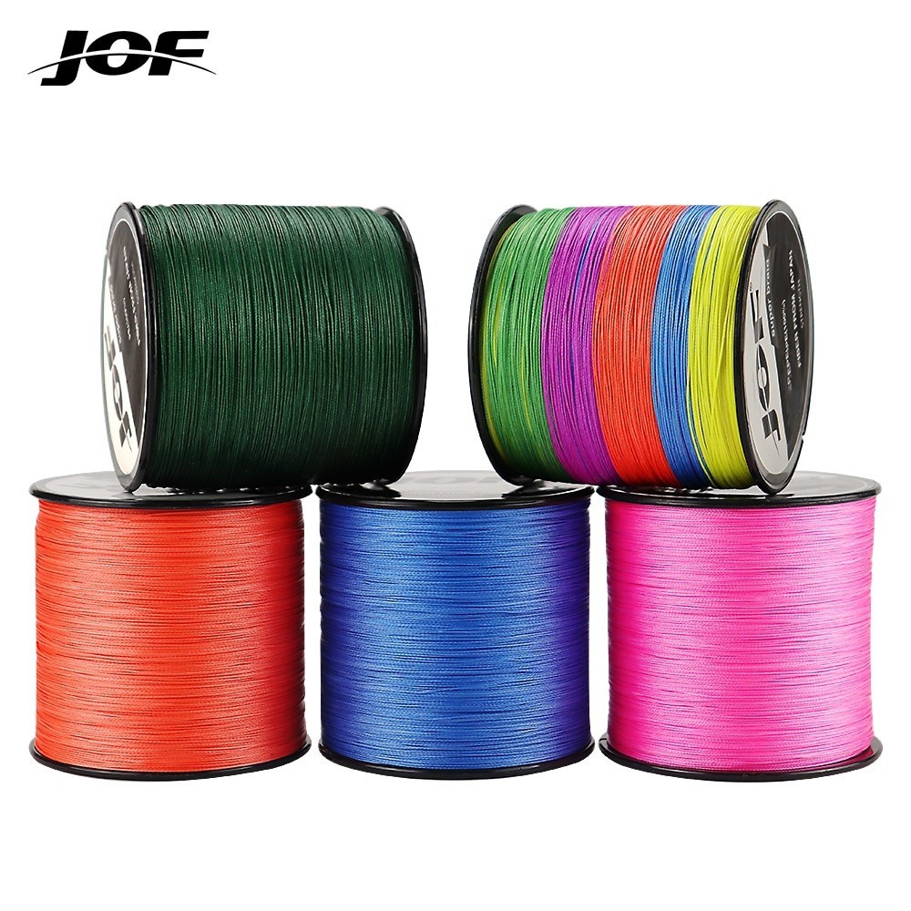 Jof 500M 8 Strands 20-100LB PE Braided Fishing Wire Multifilament สายตกปลาญี ่ ปุ ่ น Multicolor สําหรับตกปลา Reel