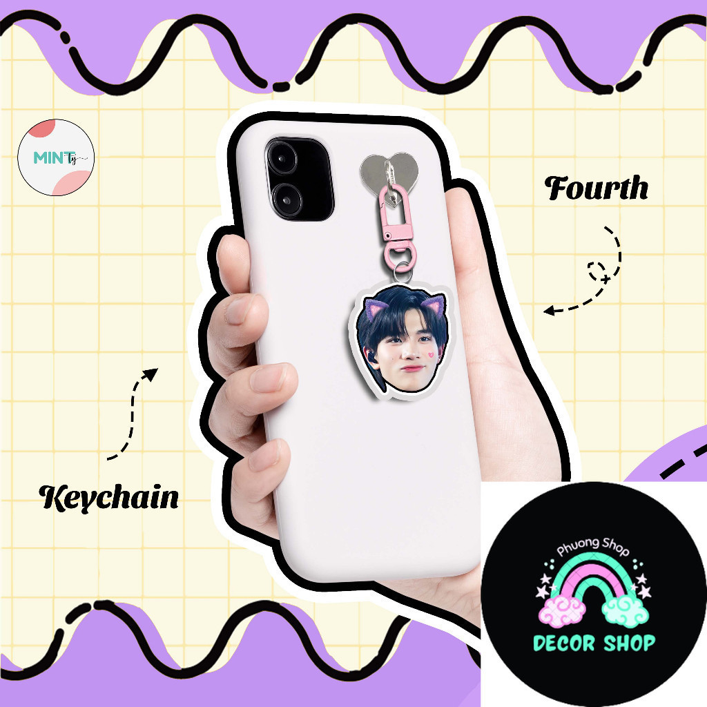 [ทํามือ] พวงกุญแจโทรศัพท์ Idol - GeminiFourth Idol Phone Keychain